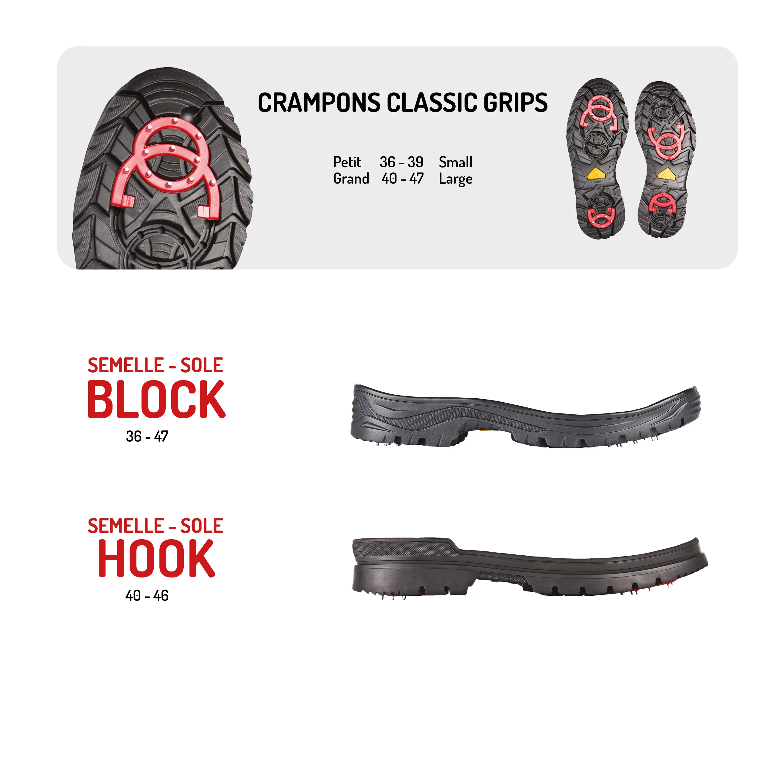 Crampons Hommes - Set