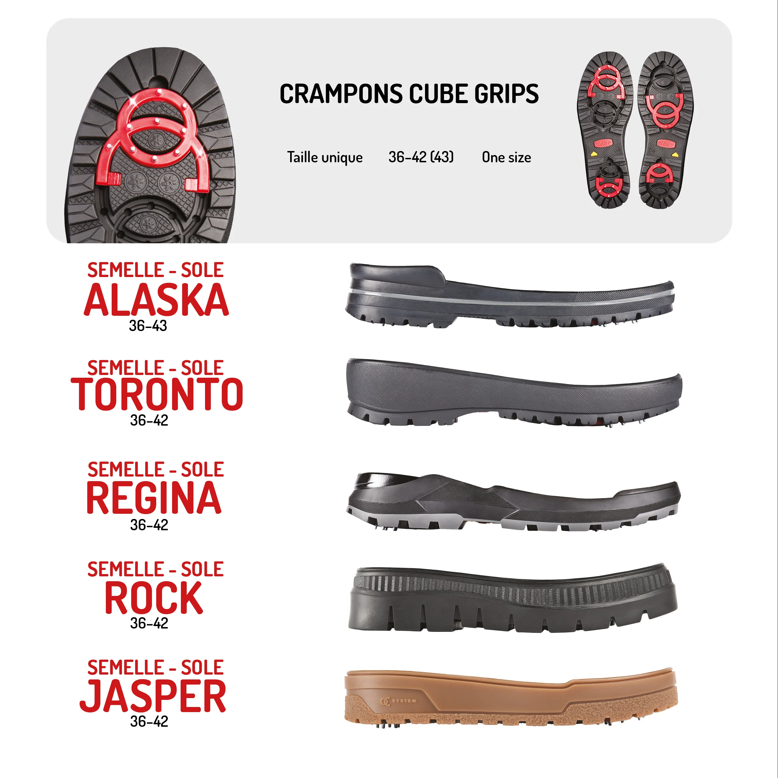 Crampons Femmes Cube - Set